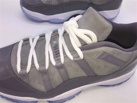 Air Jordan Low Cool Grey Sneaker Bar Detroit