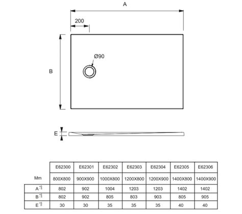 Receveur Douche Antidérapant Jacob Delafon Ipso Extra Plat 90 X 90