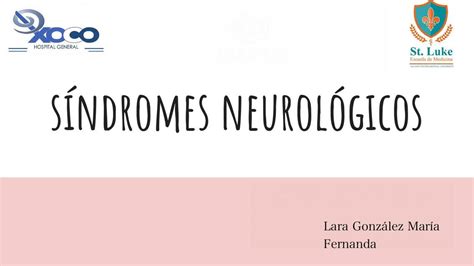 síndromes neurológicos Fernanda Lara uDocz