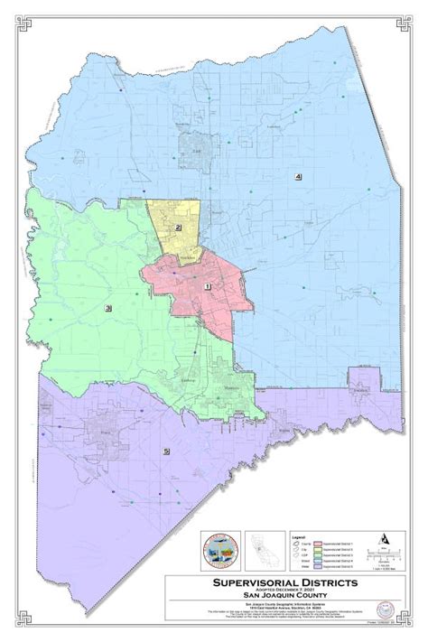 Redistricting New San Joaquin County Supervisor Boundaries Adopted