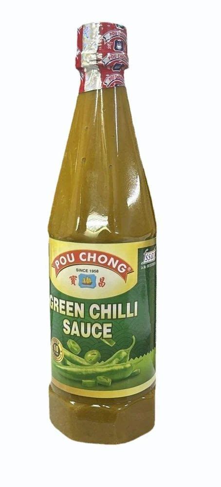 Pou Chong Green Chilli Sauce Packaging Type Bottle Packaging Size 700 Gm At Rs 60 Bottle In