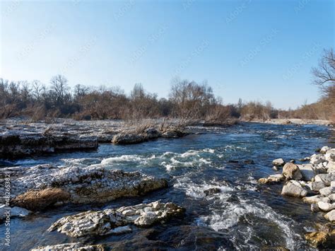 Isteiner Schwellen bei Istein im Markgräflerland Stromschnellen im