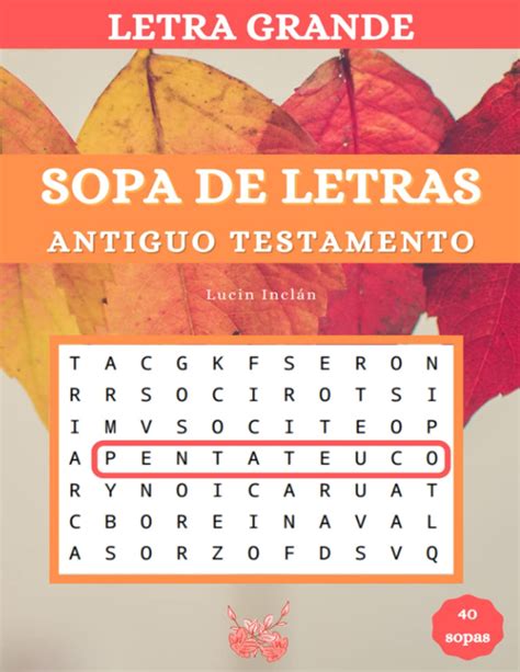 Amazon Sopa De Letras Antiguo Testamento Sopa De Letras Letra