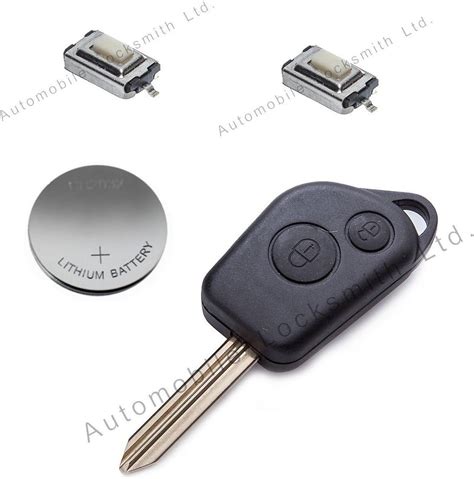 Automobile Locksmith Diy Repair Kit For Citroen Saxo Picasso Xsara Berlingo 2 Button Remote