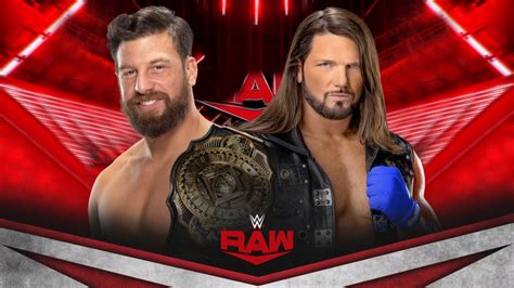 Raw 20 Aj Styles Vs Drew Gulak YouTube