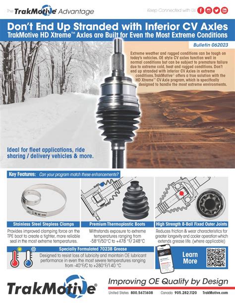 Trakmotive Don T End Up Stranded With Inferior Cv Axles