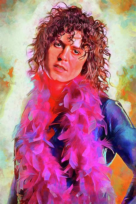 T Rex Marc Bolan Art Cosmic Dancer By James West Mixed Media By The Rocker