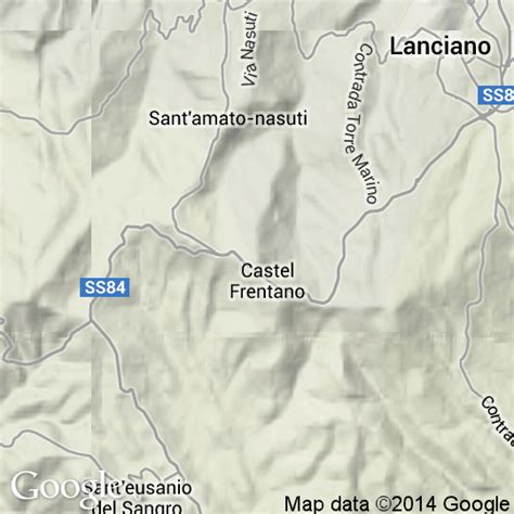 Mappa Di Castel Frentano Cartine Stradali E Foto Satellitari