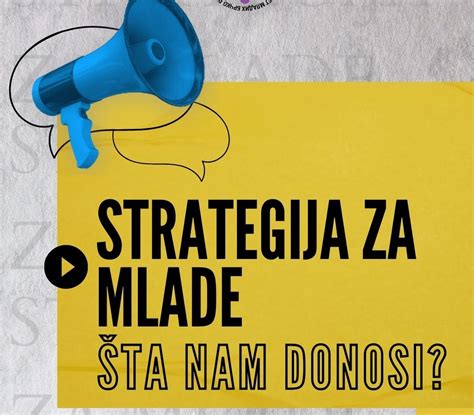 Strategija za mlade Šta nam donosi