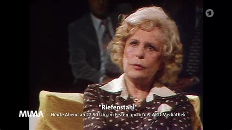 Ard Mittagsmagazin Dokumentarfilm über Leni Riefenstahl Talk Mit