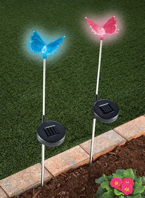 Garden Solar Light Butterfly | Solar lights garden, Solar lights, Deck ...