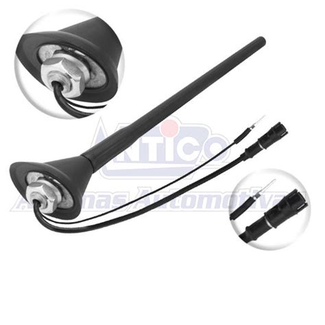 Antena De Teto Traseira O Gm Amplificada Conector Raku Shopee Brasil