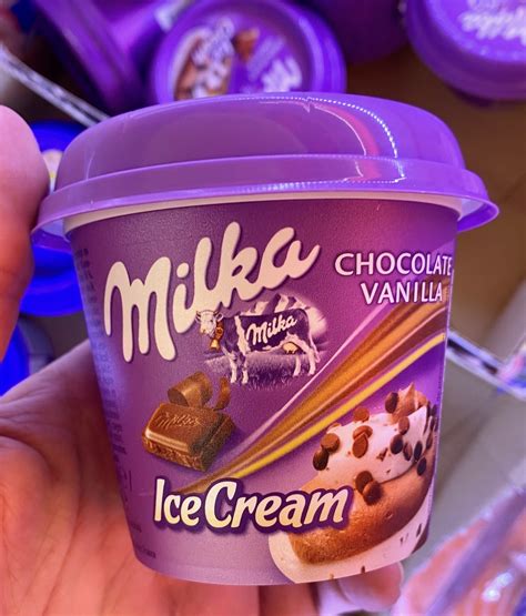 Milka Icecream Chocolate Vanilla Becher Das