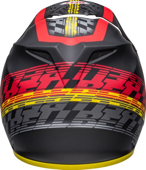 BELL MX 9 Mips Offset Helmet Matte Black Red Crosshjälmar