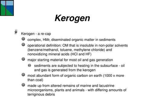 PPT - Kerogen PowerPoint Presentation, free download - ID:5687411