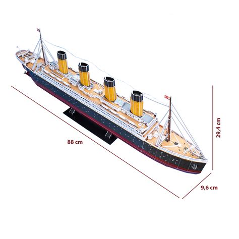 Puzzle 3D Bateau Maquette Titanic A Construire Avec LED Puzzles 3D