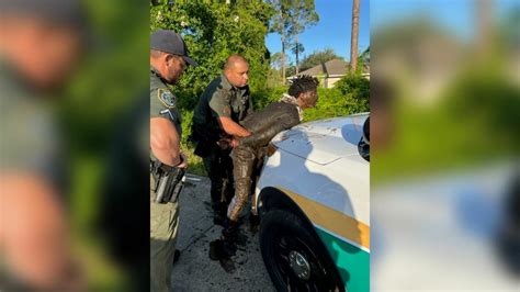 Muddy Florida Man Tackled After Carjacking Street Sweeper Iheart