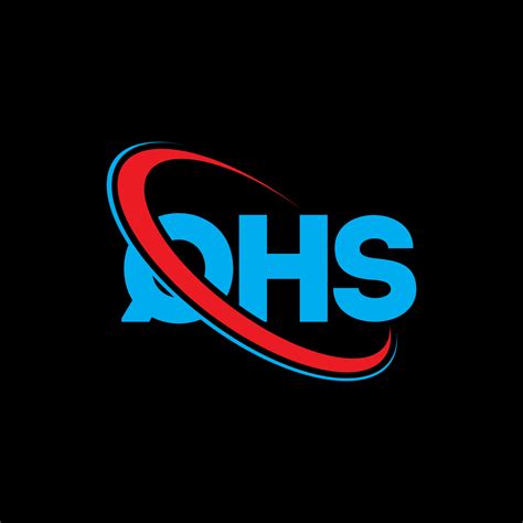 QHS logo. QHS letter. QHS letter logo design. Initials QHS logo linked ...