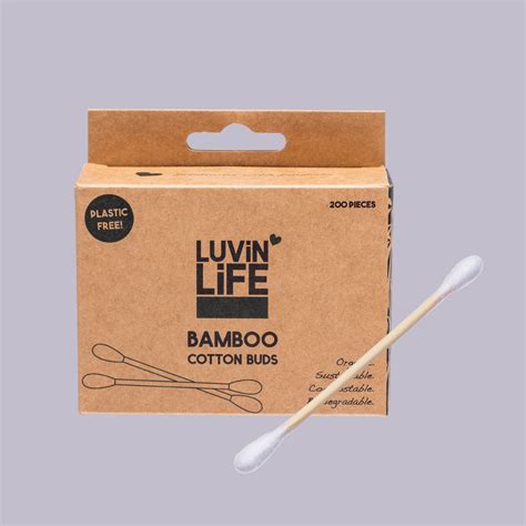 Luvin Life Bamboo Cotton Buds - Happy Other