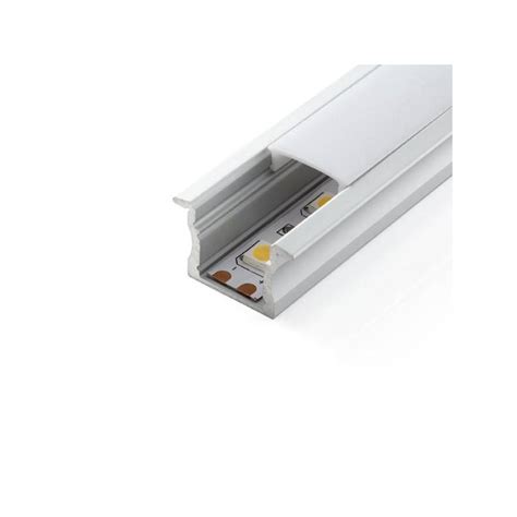 PERFIL DE ALUMINIO CON ALAS PARA EMPOTRAR PARAA TIRAS LED HIGH 2 METROS