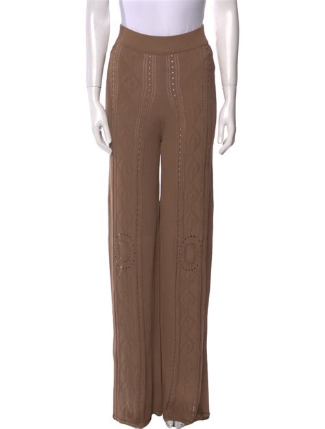 Marine Serre Wide Leg Pants W Tags Brown 12 5 Rise Pants Clothing