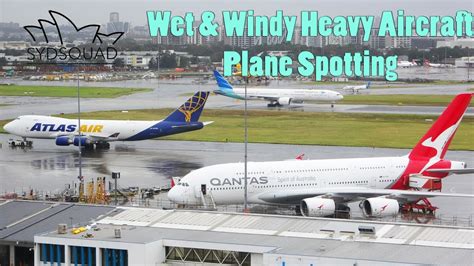 Is Plane Spotting Best In The Rain You Tell Us Sydney Airport In Wet