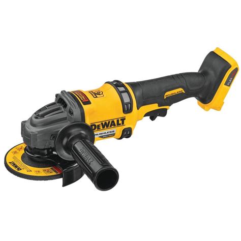 Dewalt Xr Volt Max Paddle Switch Brushless Cordless Angle Grinder In