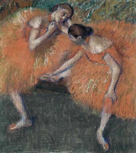 Two Dancers Pastel By Edgar Degas Pixels