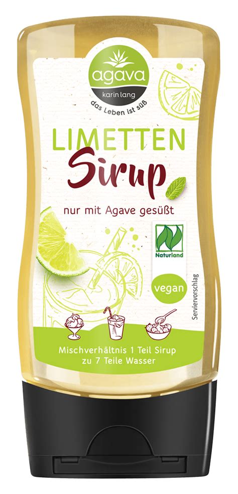 Agava Bio Limettensirup 6 X 350g Online Kaufen