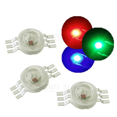 50pcs LED 3w High Power LED Chip RGB Light Source In Light Beads From