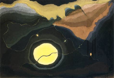 A Man With A Past Arthur Dove Moon Artwork Art Painting Oil