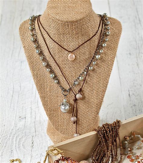 Brown Cord And Pearl Necklace Cord Jewelry Handmade Jewelry Designs