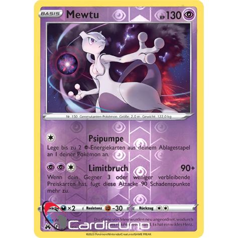 Mewtwo Holo Zenit Der K Nige Deutsch