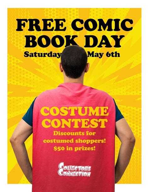 Free Comic Book Day And Costume Contest Collectors Connection Duluth