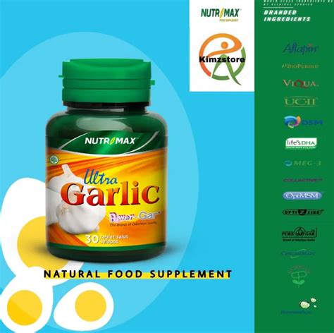 Nutrimax Ultra Garlic 30 Tablet Penurun Kolesterol Hipertensi