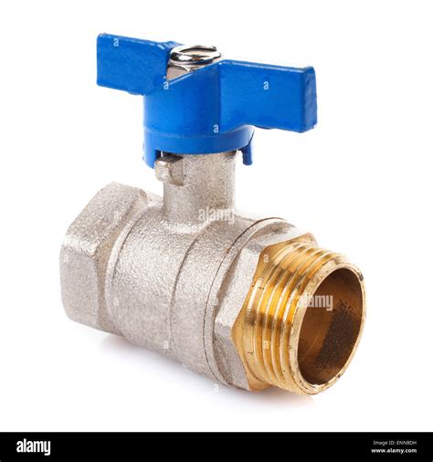 dripping tap  white background stock photo alamy