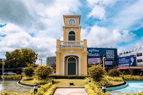 Phuket, Thailand - December 2021: Phuket Town Clock Tower in the ...