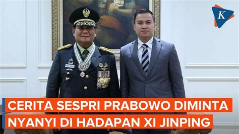 Cerita Agung Surahman Sespri Prabowo Yang Diminta Nyanyi Ge Chang Zu