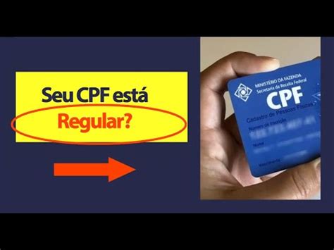 Como Saber Se Meu CPF Precisa Regularizar 2024