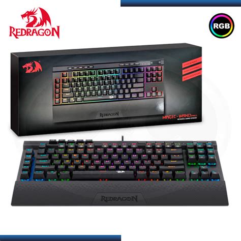 TECLADO REDRAGON MAGIC WAND PRO K587 RGB MECANICO SWITCH RED ESPAÑOL