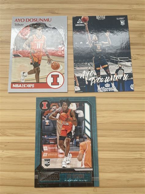 3 Card 2021 22 Chronicles Draft Picks Ayo Dosunmu RC Bulls EBay