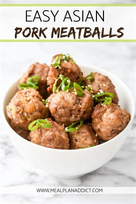 Asian Pork Meatball Recipe Artofit