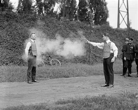 Police Testing Bulletproof Vest 1923. Vintage Photo | Etsy