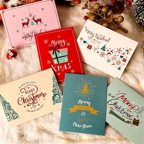 Christmas greeting card / Christmas gift box card / Wishes Cards ...