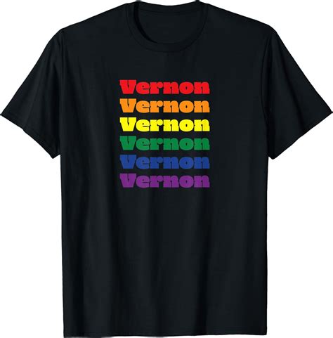 Vernon Texas Lgbtq Gay Pride Month Rainbow Solidarity T Shirt