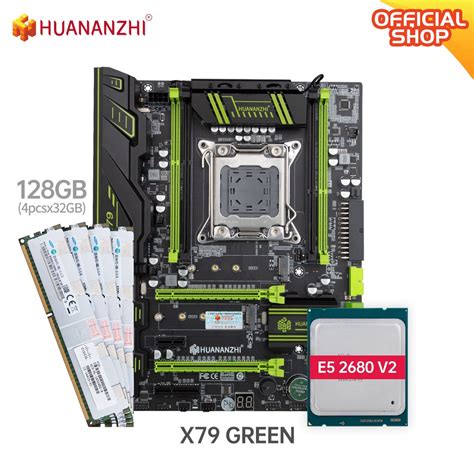 Jual Preorder Huananzhi X79 Green 249 X79 Motherboard With Intel Xeon