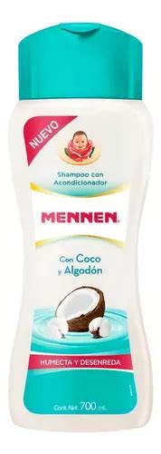 Shampoo Mennen Humecta Y Desenreda Ml Con Coco Y Algod N Mercadolibre