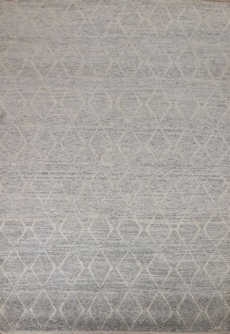 Gray/ Ivory Moroccan Oriental Area Rug 8x10