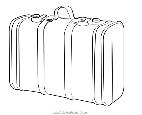 Old Baggage Coloring Page For Kids Free Bags Printable Coloring Pages