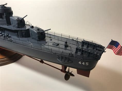 USS Fletcher Destroyer Ship Modeldetailed Scale Model 31 - Etsy